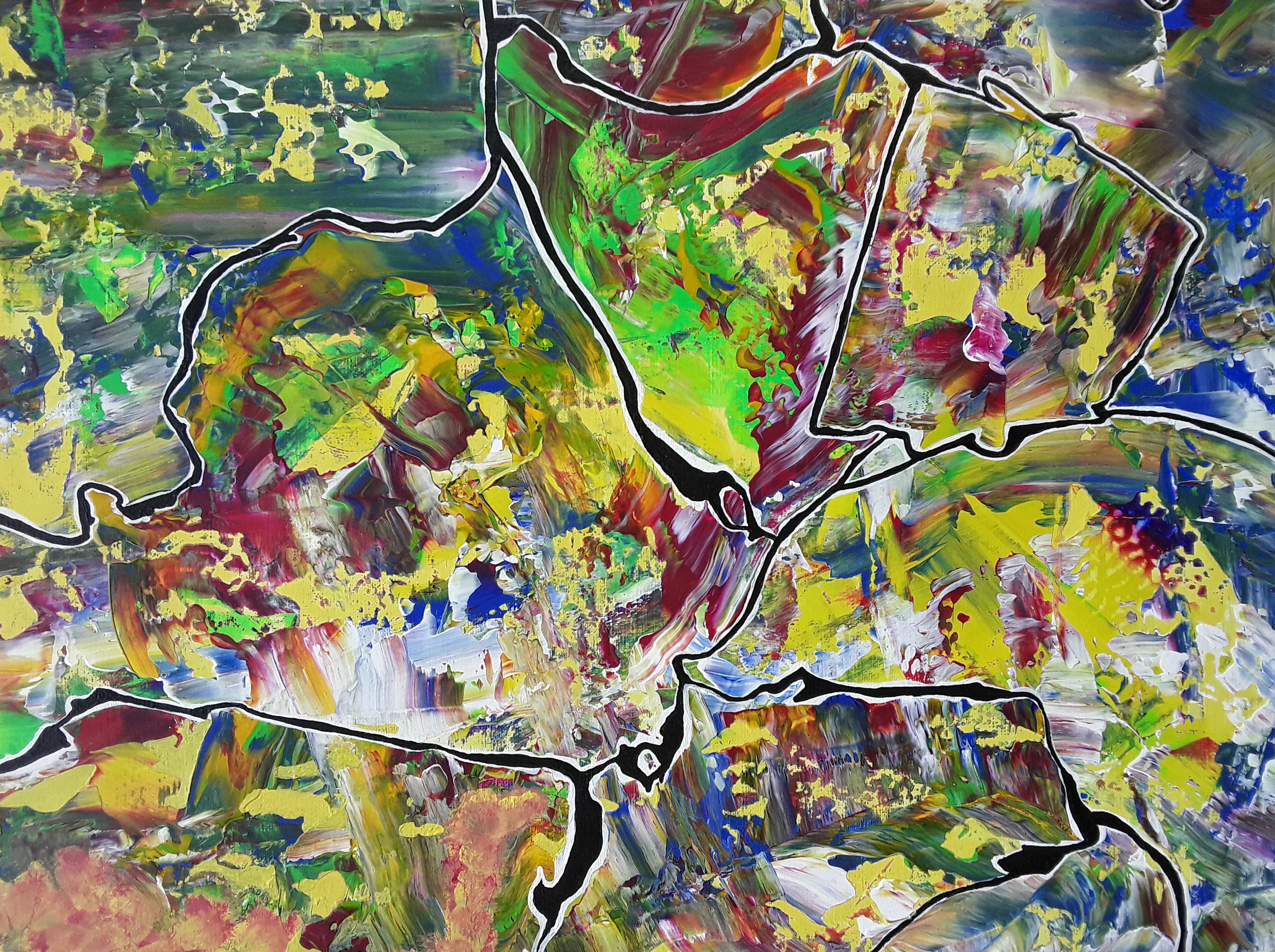 Original Abstract Painting by Sandy McFarlane